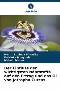Der Einfluss der wichtigsten Nährstoffe auf den Ertrag und das Öl von Jatropha Curcas - Simasiku, Martin Lubinda;Munyinda, Kalaluka;Mataa, Mebelo
