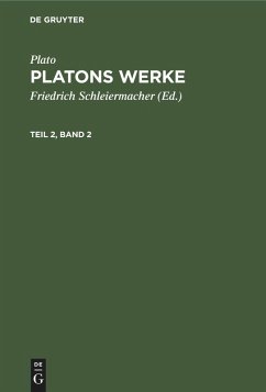 Plato: Platons Werke. Teil 2, Band 2 - Plato