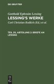 Briefe an Lessing
