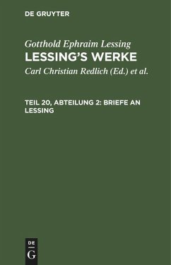 Cover Briefe an Lessing