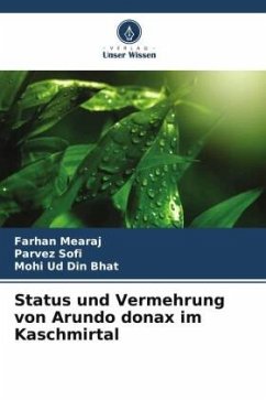 Status und Vermehrung von Arundo donax im Kaschmirtal - Mearaj, Farhan;Sofi, Parvez;Bhat, Mohi Ud Din