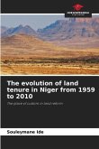 The evolution of land tenure in Niger from 1959 to 2010