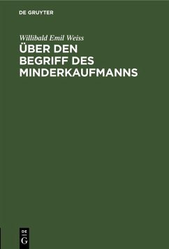 Cover Über den Begriff des Minderkaufmanns