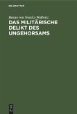 Das militärische Delikt des Ungehorsams