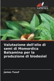 Valutazione dell'olio di semi di Momordica Balsamina per la produzione di biodesiel
