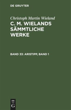 Aristipp, Band 1 - Wieland, Christoph Martin