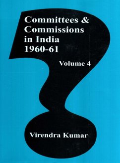 Cover Committees And Commissions In India 1947-73 (1960-61) (eBook, ePUB)