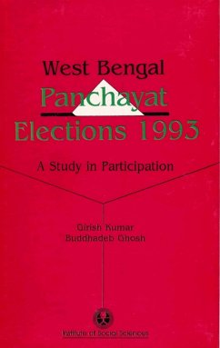 West Bengal Panchayat Elections 1993 A Study in Participation (eBook, ePUB) - Kumar, Girish; Ghosh, Buddhadeb