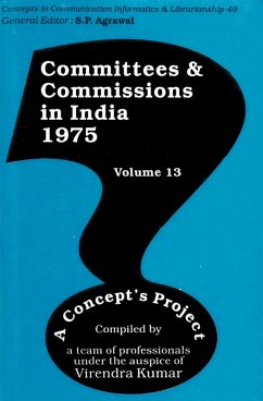 Committees and Commissions in India 1975: A Concept's Project (Concepts in Communication Informatics and Librarianship-49) (eBook, ePUB) - Kumar, Virendra