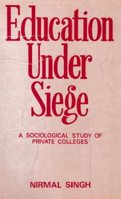 Cover Education under Siege: A Sociological Study of Private Colleges (eBook, ePUB)