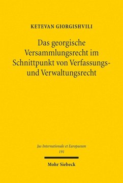 Cover Das georgische Versammlungsrecht im Schnittpunkt von Verfassungs- und Verwaltungsrecht (eBook, PDF)