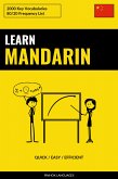 Learn Mandarin - Quick / Easy / Efficient (eBook, ePUB)