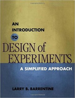 An Introduction to Design of Experiments (eBook, PDF) - Barrentine, Larry B.