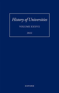 History of Universities: Volume XXXV / 2 (eBook, PDF)