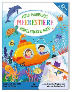 Cover Mein magisches Rubbelsticker-Buch Meerestiere