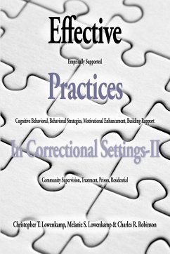 Effective Practices in Correctional Settings-II - Lowenkamp, Christopher