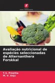 Avaliação nutricional de espécies seleccionadas de Alternanthera Forskkal