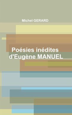 Cover Poésies inédites d'Eugène MANUEL