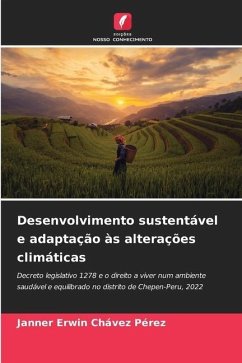 Desenvolvimento sustentável e adaptação às alterações climáticas - Chávez Pérez, Janner Erwin