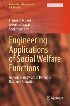 Engineering Applications of Social Welfare Functions (eBook, PDF) - Munoz, Francisco; Nayak, Ashutosh; Lee, Seokcheon