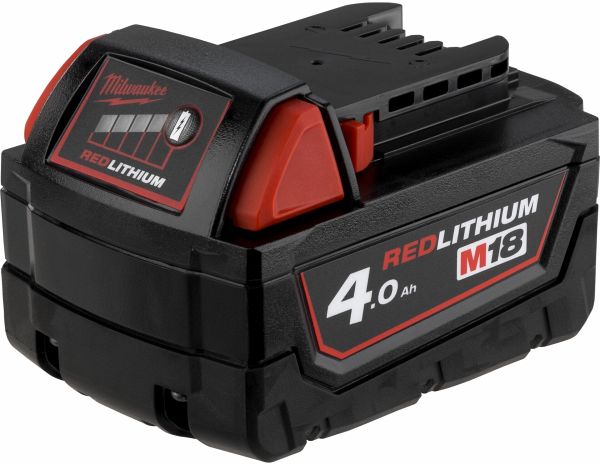Milwaukee M18B4 18V / 4,0 Ah Li-Ion Ersatzakku Milwaukee M18B4 18V / 4,0 Ah Li-Ion Ersatzakku
