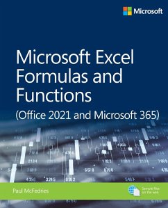 Microsoft Excel Formulas and Functions (Office 2021 and Microsoft 365) (eBook, PDF) - McFedries, Paul