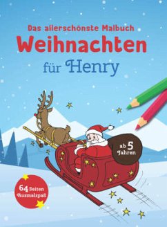 Cover Das allerschönste Malbuch Weihnachten für Henry