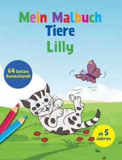 Cover Mein Malbuch Tiere - Lilly