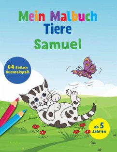Cover Mein Malbuch Tiere - Samuel
