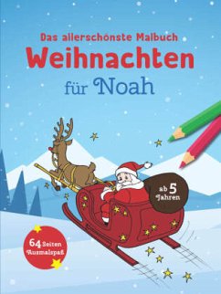 Cover Das allerschönste Malbuch Weihnachten für Noah