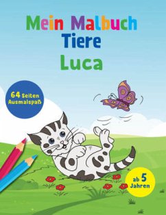 Cover Mein Malbuch Tiere - Luca