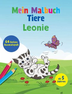 Cover Mein Malbuch Tiere - Leonie