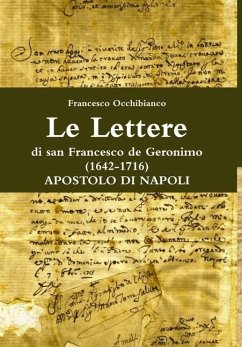 Cover Le Lettere di san Francesco de Geronimo (1642-1716)