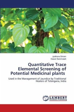 Quantitative Trace Elemental Screening of Potential Medicinal plants