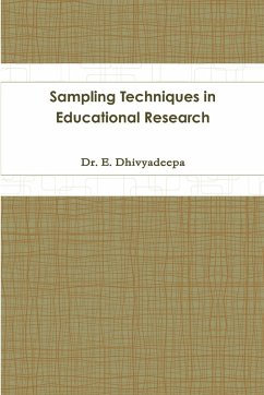 Sampling Techniques in Educational Research - Dhivyadeepa, E.