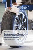 Some Aspects of Research in Materials and Mechanical EngineeringIndige