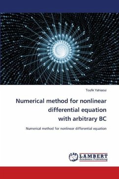 Numerical method for nonlinear differential equation with arbitrary BC