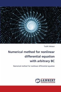 Numerical method for nonlinear differential equation with arbitrary BC - Yahiaoui, Toufik