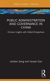 Public Administration and Governance in China (eBook, ePUB)