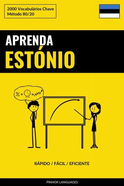 Cover Aprenda Estónio - Rápido / Fácil / Eficiente (eBook, ePUB)