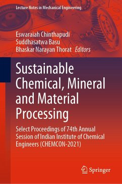 Sustainable Chemical, Mineral and Material Processing (eBook, PDF)