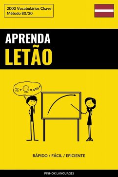 Cover Aprenda Letão - Rápido / Fácil / Eficiente (eBook, ePUB)