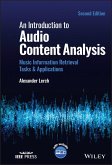 An Introduction to Audio Content Analysis (eBook, PDF)