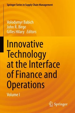 Innovative Technology at the Interface of Finance and Operations