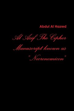 Cover Al Azif the Cipher Manuscript Known As Necronomicon