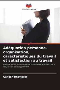 Cover Adéquation personne-organisation, caractéristiques du travail et satisfaction au travail