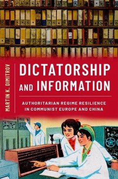 Dictatorship and Information: Authoritarian Regime Resilience in Communist Europe and China - Dimitrov, Martin K.