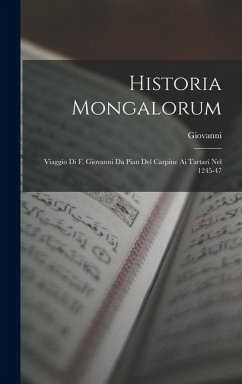 Cover Historia Mongalorum