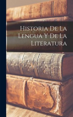 Cover Historia De La Lengua y De La Literatura