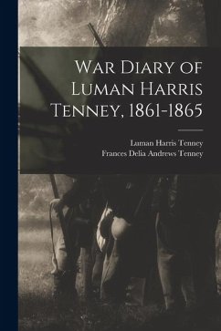 Cover War Diary of Luman Harris Tenney, 1861-1865
